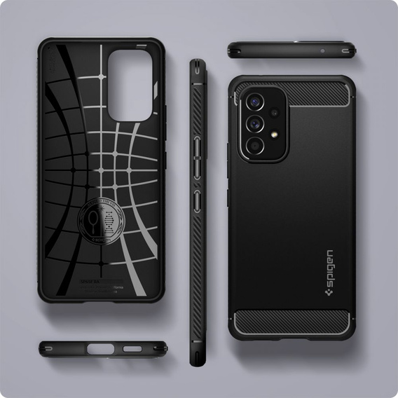 Чехол Spigen до Samsung Galaxy A53 5G, Rugged Armor, чёрный