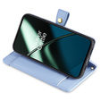 Откидной чехол для OnePlus 12 5G, Wallet Zipper Pocket, синий