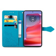 Откидной чехол для Motorola Edge 50 Pro, Mandala, синий