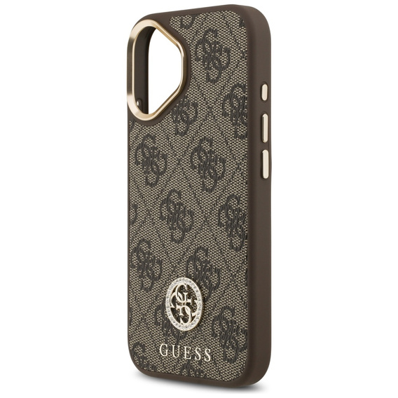 Чохол GUESS 4G Strass Logo для MagSafe з ремінцем для iPhone 17