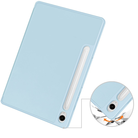 Чехол для Samsung Galaxy Tab S10 Lite / S10 FE / S9 FE, Smartcase с местом для стилуса, синий