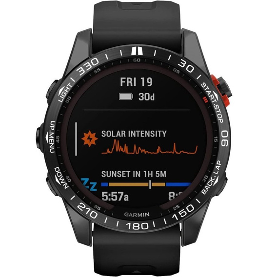 Накладка на безель для Garmin Fenix 7, Black/White