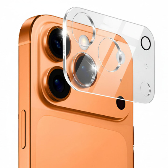 2x закаленное стекло острова камеры ERBORD для iPhone 17 Pro Max