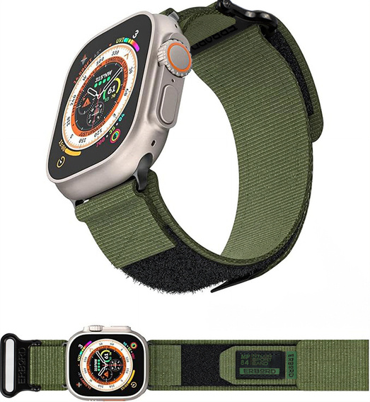 Нейлоновий ремінець ERBORD MP84 для Apple Watch 1/2/3/4/5/6/7/8/9/SE/ULTRA/ULTRA 2 42/44/45/49мм