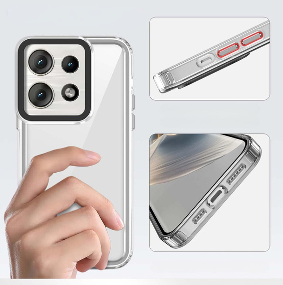 Чoхол до Motorola Edge 50 Neo / Motorola ThinkPhone 25, Fusion Hybrid, прозорий