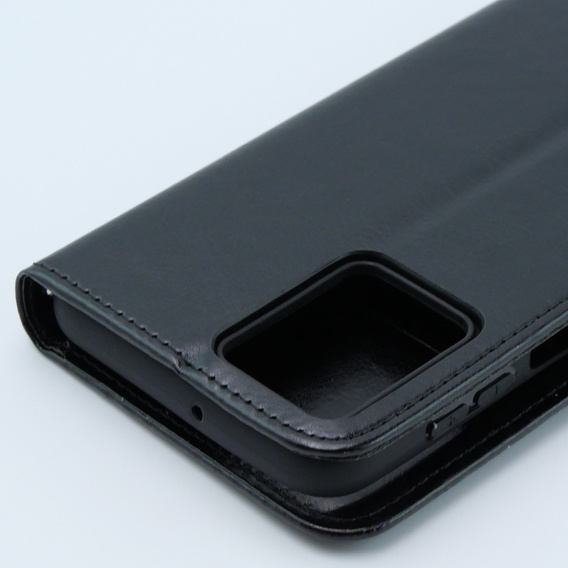 Откидной чехол для Motorola Moto G54 5G, Crazy Horse Wallet, чёрный