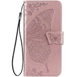 Чохол-книжка для Xiaomi Redmi A5, Butterfly, рожевий rose gold