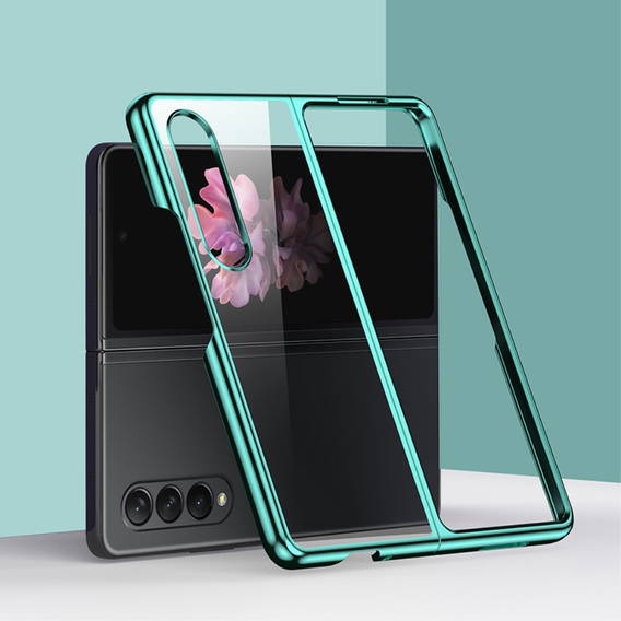 Чехол Electroplating Frame для Samsung Galaxy Z Fold 4 5G, Green