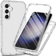 Чoхол Shockproof до Samsung Galaxy S23 FE, із захисним екраном, прозорий