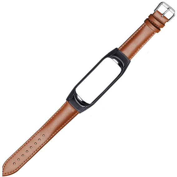 Кожаный ремешок для часов Samsung Galaxy Fit 2 SM-R220, Brown