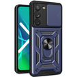 Чехол NOX Camera Slide Samsung Galaxy S23, CamShield Slide, тёмно-синий
