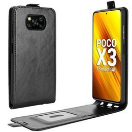 Откидной чехол для Xiaomi Poco X3 NFC / Poco X3 PRO, Flip, чёрный