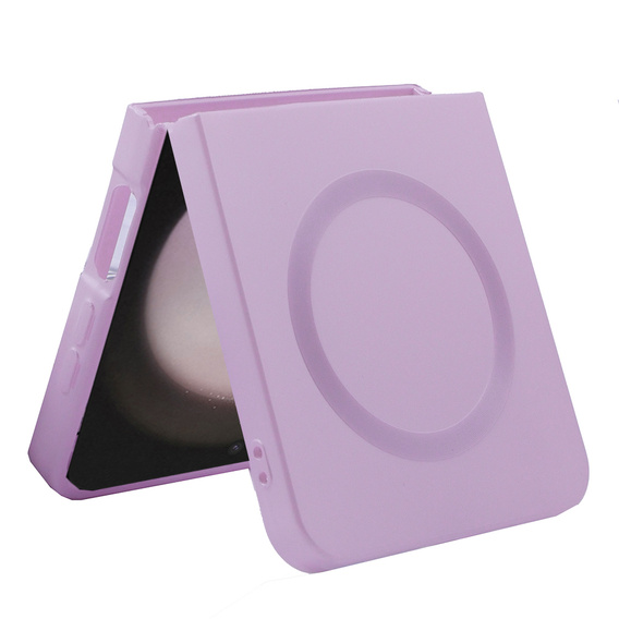 Чехол для ПК Samsung Galaxy Z Flip5 5G, для MagSafe, пурпурный