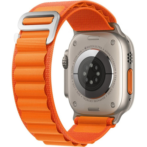 Нейлоновий ремінець до Apple Watch 1/2/3/4/5/6/7/8/SE/ULTRA 42/44/45/49mm, Orange