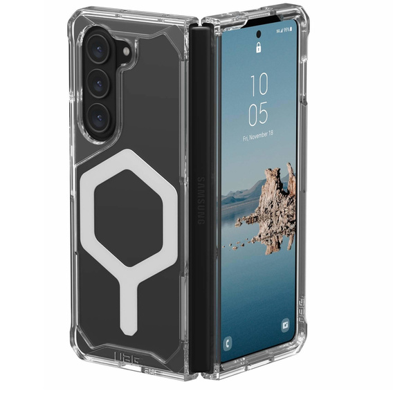 Чoхол Urban Armor Gear до Galaxy Z Fold 5 5G, Plyo MagSafe, прозорий