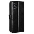 Футляр з клапаном для CMF Nothing Phone 2 Pro, Crazy Horse Wallet, чорний