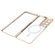 Магнітний чохол Dual Glass MagSafe для Samsung Galaxy S21 Ultra, золотий