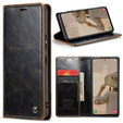 Флип-кейс CASEME для Samsung Galaxy A53 5G, Waxy Textured, чёрный / коричневый