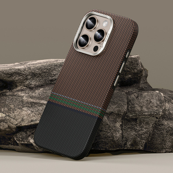 Чохол BENKS Kevlar Magnetic Armor Pro Prestige 600D Y065 для MagSafe з активною кнопкою для iPhone 16 Pro
