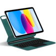 Чехол-клавиатура для iPad 10.9" 2022 (10 gen.) / iPad 11" 2025 A16 (11 gen.), Magnetic Keyboard Touchpad, зелёный