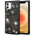 Чoхол Square Glitter до iPhone 12, Black