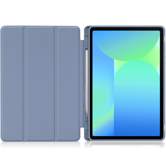 Чехол для Samsung Galaxy Tab S10 FE+ Plus, Smartcase с местом для стилуса, темно-синий