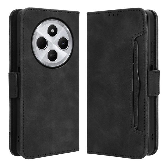 Откидной чехол для Xiaomi Redmi 14C / Xiaomi Poco C75, Card Slot, чёрный