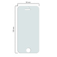 Защитная пленка ERBORD для iPhone 5/5S/SE (2 шт)