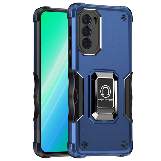 Чехол до Motorola Moto G22, Dual-Layer Armor, синий