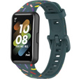 Силіконовий ремінець для Huawei Band 7, Green / Colorful