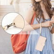 Чохол-книжка для Samsung Galaxy S24 Ultra, Wallet Zipper Pocket RFID, з плечовим ременем, чорний