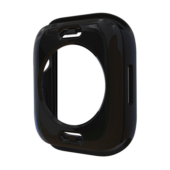 2в1 чохол та захисне скло для годинника Apple Watch 7/8/9 45mm, Black