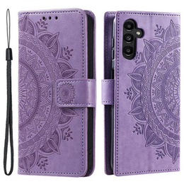 Чохол-книжка для Samsung Galaxy A55 5G, Mandala Flower, зелений