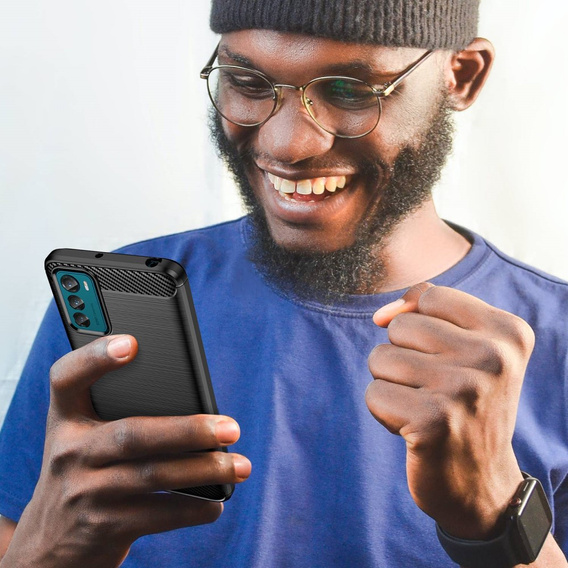 Чoхол до Motorola Moto G42 4G, Carbon, чорний