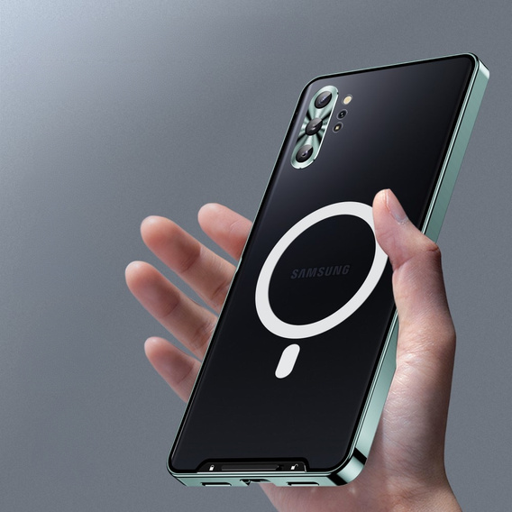 Защитный чехол для камеры Samsung Galaxy Note 10+ Plus, CamShield MagSafe, прозрачный / зеленый