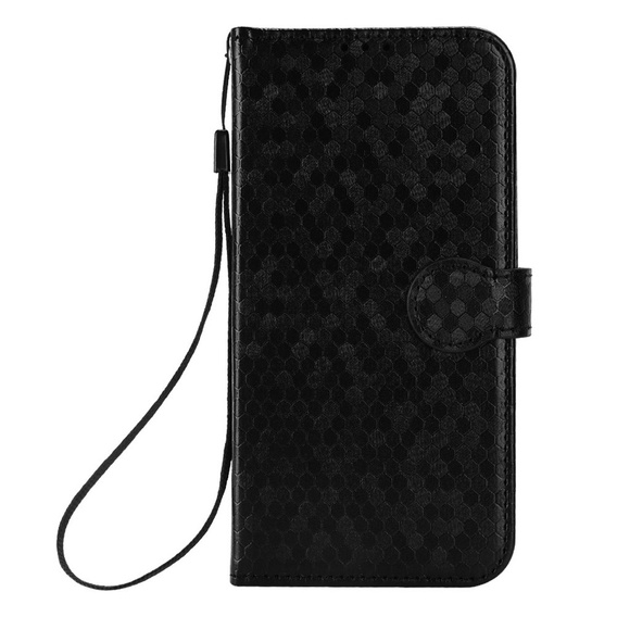 Чохол-фліп для Motorola Moto G86 5G, Wallet Rhombus, чорний