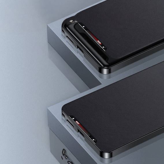 Кожаный чехол для Samsung Galaxy S24 Ultra, с защитой камеры, для MagSafe, черный