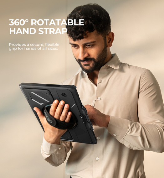 Чохол Dexnor 360° з ремінцем і кріпленням для стилуса для Microsoft Surface Pro 11/10/9