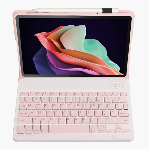 Чохол + клавіатура Lenovo Tab P11 Gen 2, Pen Slot, рожевий rose gold