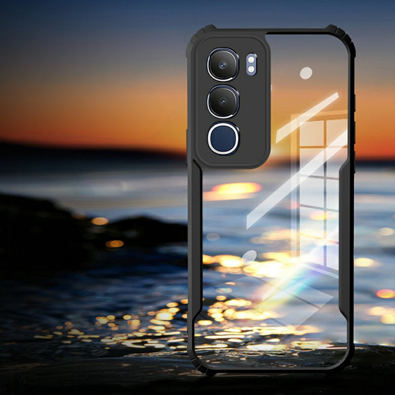 Чехол до Vivo Y19s, AntiDrop Hybrid, чёрный