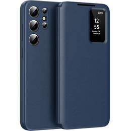 Флип-кейс для Samsung Galaxy S25 Ultra, Smart View Wallet, синий