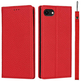 Шкіряний чохол для iPhone 7/8/SE 2020/SE 2022, ERBORD Grain Leather, червоний