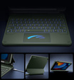 Чехол-клавиатура для iPad 7/8/9 10.2, Dexnor Magnetic Keyboard Touchpad, чёрный