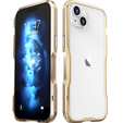 Чохол LUPHIE для iPhone 14 Plus, Armor Bumper, золотий