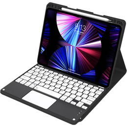 Чехол + клавиатура iPad Air 10.9 4 2020 / 5 2022, Touchpad, чёрный