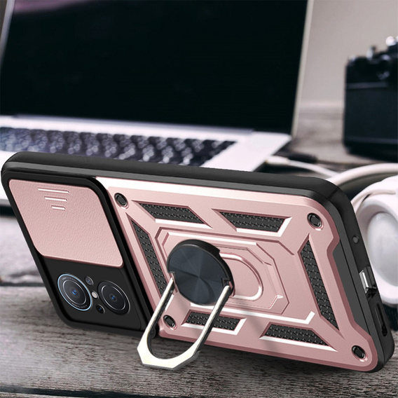 Чохол NOX Camera Slide Huawei Nova 9 SE, CamShield Slide, рожевий rose gold