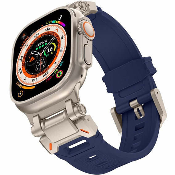 Ремінець ERBORD ProTech для Apple Watch 1/2/3/4/5/6/7/8/9/SE/Ultra/Ultra 2 42/44/45/49MM, синій