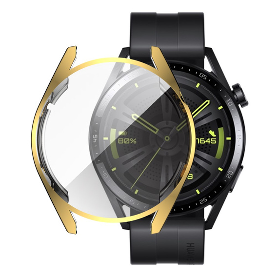 Футляр з ТПУ кришкою для Huawei Watch GT 3 42mm - Gold