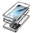 Чехол для OnePlus 13, Magnetic Dual Glass, серебряный