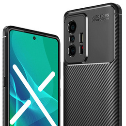Чoхол до Xiaomi 11T / 11T Pro, Carbon Gel, чорний